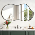 Suidia Irregular Wall Mirror, Bathroom Mirror Asymmetrical Mirrors Artistic Mirrors Decorative for Living Room Bedroom Bathroom Hallway Entryway